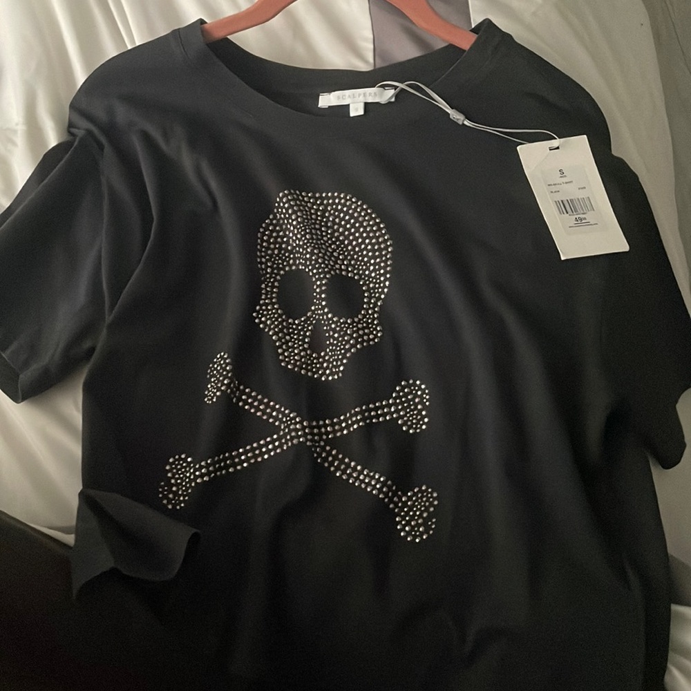Big skull black t-shirt